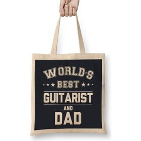 Humuts Fathers Day World's Best Hiker And Dad Bez Uzun Saplı Açık Bej Rengi Çanta