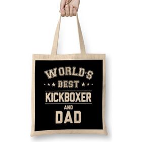 Humuts Fathers Day World's Best Listener And Dad Tasse Bez Uzun Saplı Açık Bej Rengi Çanta