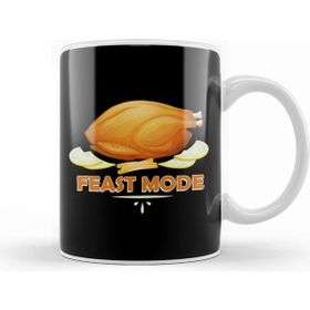 Humuts Feast Mode Funny Thanksgiving Dinner Turkey Kupa Bardak
