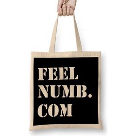 Humuts Feel Numb Dot Com Pink Floyd Amplifiers Bez Uzun Saplı Açık Bej Rengi Çanta