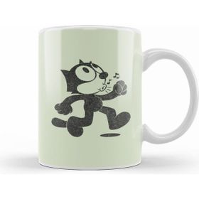 Humuts Felix The Cat Retro Faded Design Kupa Bardak