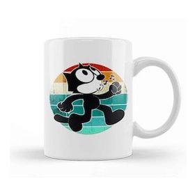 Humuts Felix The Cat Retro Kupa Bardak