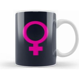 Humuts Female Gender Symbol Kupa Bardak