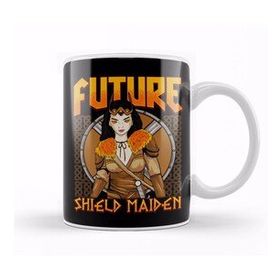 Humuts Female Viking Future Shield Maiden Warrior Kupa Bardak