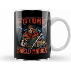 Humuts Female Viking Future Shield Maiden Warrior Kupa Bardak