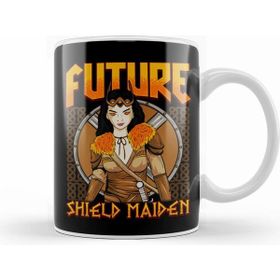 Humuts Female Viking Future Shield Maiden Warrior Kupa Bardak