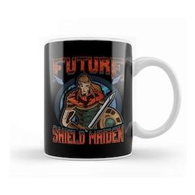 Humuts Female Viking Future Shield Maiden Warrior Kupa Bardak