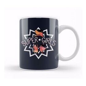 Humuts Feminism Super Girls Kupa Bardak