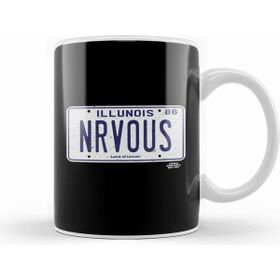 Humuts Ferris Bueller Nrvous License Plate Kupa Bardak