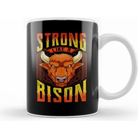 Humuts Fierce Strong Like A Bison Wild Animal Strength Kupa Bardak