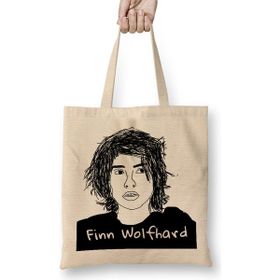 Humuts Finn Wolfhard 01 Açık Bej Uzun Saplı Bez Çanta