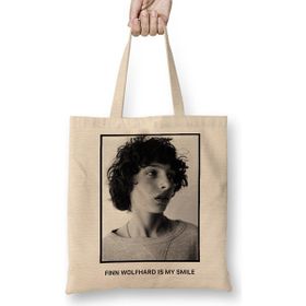 Humuts Finn Wolfhard 03 Açık Bej Uzun Saplı Bez Çanta