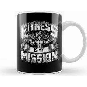 Humuts Fitness Is My Mission Gym Cardio Weightlifting Beyaz Kupa