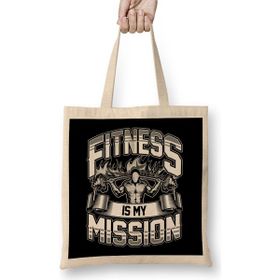 Humuts Fitness is My Mission Gym Cardio Weightlifting Bez Çanta