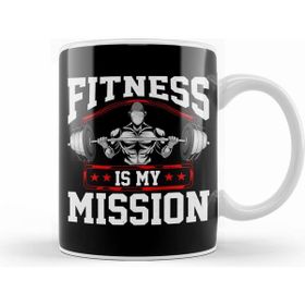 Humuts Fitness Is My Mission Motivated Weightlifter Beyaz Kupa