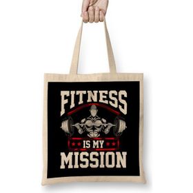Humuts Fitness is My Mission Motivated Weightlifter Bez Çanta