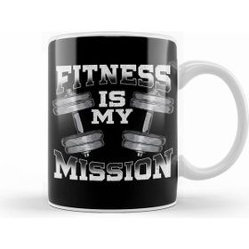 Humuts Fitness Is My Mission Motivated Weightlifting Gym Beyaz Kupa