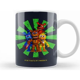 Humuts Five Nights At Freddys Around The Christmas Tree Beyaz Kupa