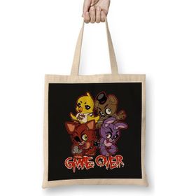 Humuts Five Nights Game Over Five Nights At Freddys Uzun Saplı Bez Çanta