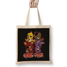 Humuts Five Nights Game Over Five Nights At Freddys Uzun Saplı Bez Çanta