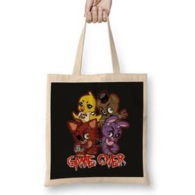 Humuts Five Nights Game Over Five Nights At Freddys Uzun Saplı Bez Çanta