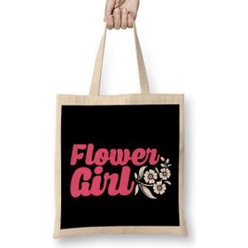 Humuts Flower Girl Adorable Wedding Ceremony Cute Flowery Bez Çanta