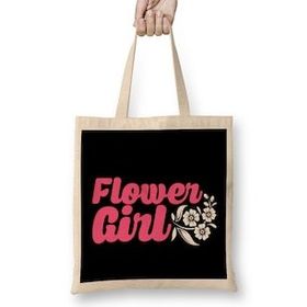 Humuts Flower Girl Adorable Wedding Ceremony Cute Flowery Bez Çanta