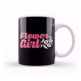 Humuts Flower Girl Adorable Wedding Ceremony Cute Flowery Kupa Bardak