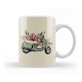 Humuts Flower Vespa Kupa Bardak