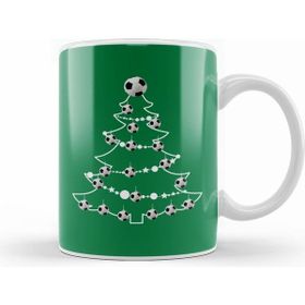 Humuts Football Christmas Tree Baubles Kupa Bardak