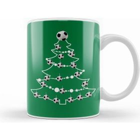 Humuts Football Christmas Tree Baubles Kupa Bardak