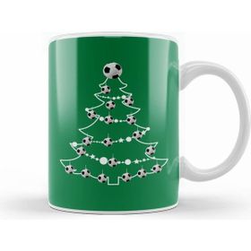 Humuts Football Christmas Tree Baubles Kupa Bardak