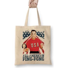 Humuts Forrest Gump All American Ping Pong Bez Uzun Saplı Açık Bej Rengi Çanta