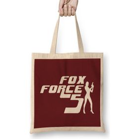 Humuts Fox Force 5 Pulp Fiction Açık Bej Uzun Saplı Bez Çanta