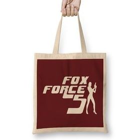 Humuts Fox Force 5 Pulp Fiction Açık Bej Uzun Saplı Bez Çanta