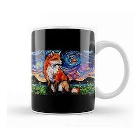 Humuts Fox Vulpine Night Kupa Bardak