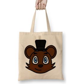 Humuts Foxy No Swiping Geek Açık Bej Uzun Saplı Bez Çanta
