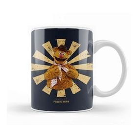 Humuts Fozzie Bear Retro Japanese Muppets Kupa Bardak