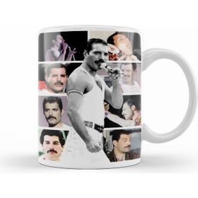 Humuts Freddie Mercury Beyaz Kupa
