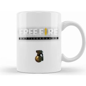 Humuts Free Fire Granade Beyaz Kupa