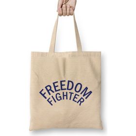 Humuts Freedom Fighter Açık Bej Uzun Saplı Bez Çanta