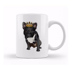 Humuts French Bulldog Artwork Kupa Bardak