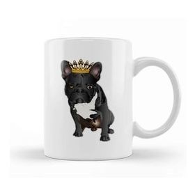 Humuts French Bulldog Artwork Kupa Bardak