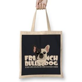Humuts French Bulldog Brindle Pied Dg Big Head Bez Kadın Günlük Çanta