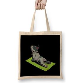 Humuts French Bulldog Yoga Bez Kadın Günlük Çanta