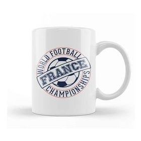 Humuts French Football France Stamp World Football Championship 2018 Kupa Bardak