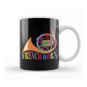 Humuts French Horn Music Kupa Bardak