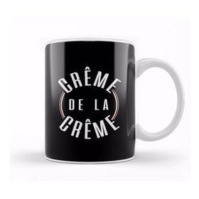 Humuts French Slogan Creme De La Creme Kupa Bardak