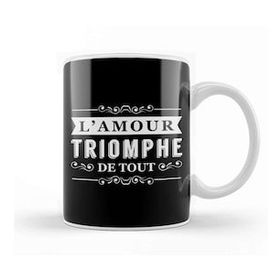 Humuts French Slogan Laissez Faire Kupa Bardak