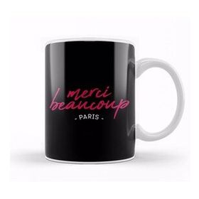 Humuts French Slogan Merci Beaucoup Kupa Bardak